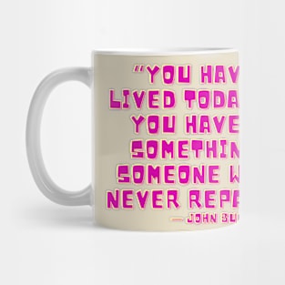 Quote John Bunyan about charity Mug